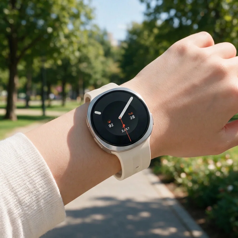 Tech-Protect Silicone Evo remienok na Samsung Galaxy Watch 8 / 9 / Classic (40 / 44 / 46mm), starlight
