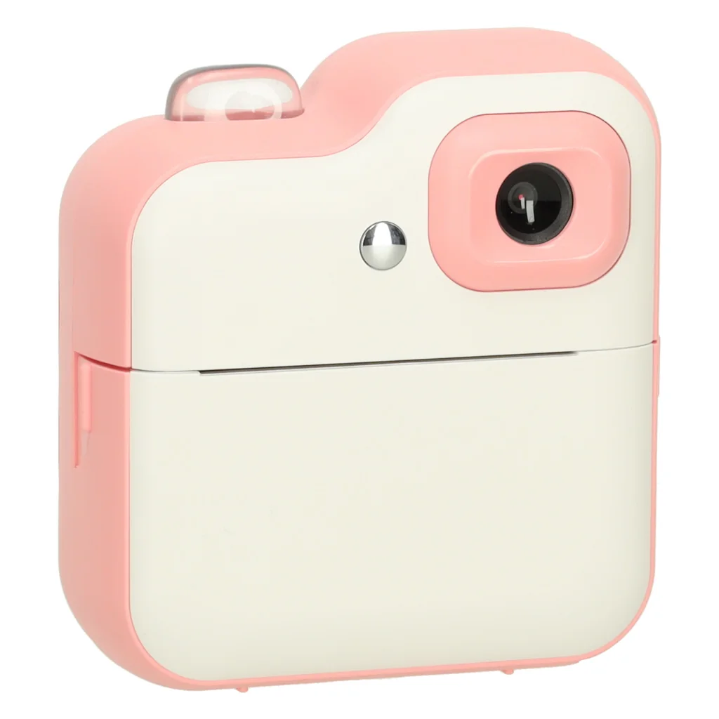 Detský fotoaparát s tlačiarňou s kartou 32 GB, ružový 