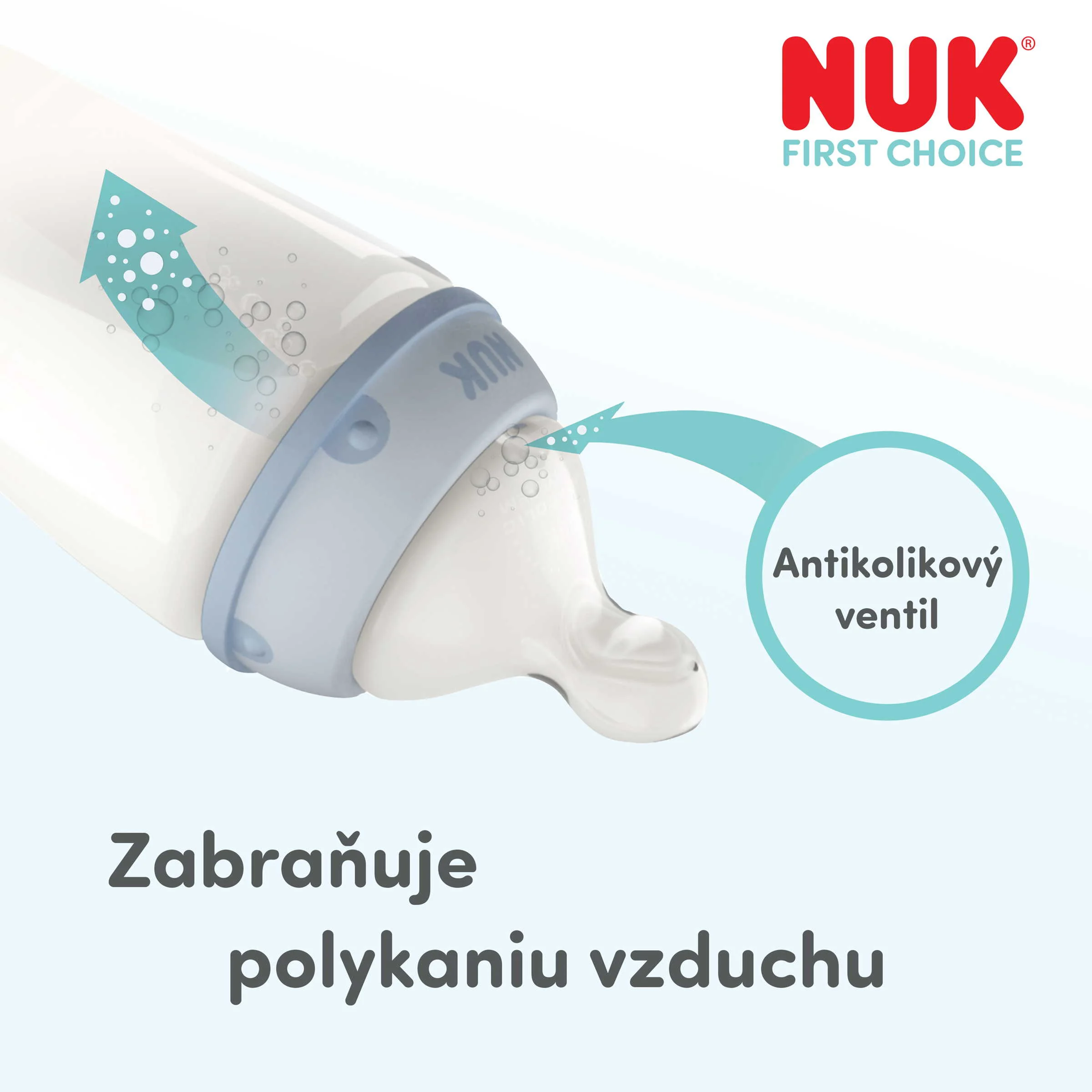 NUK flaša First Choice WHALE 300 ml 1 ks