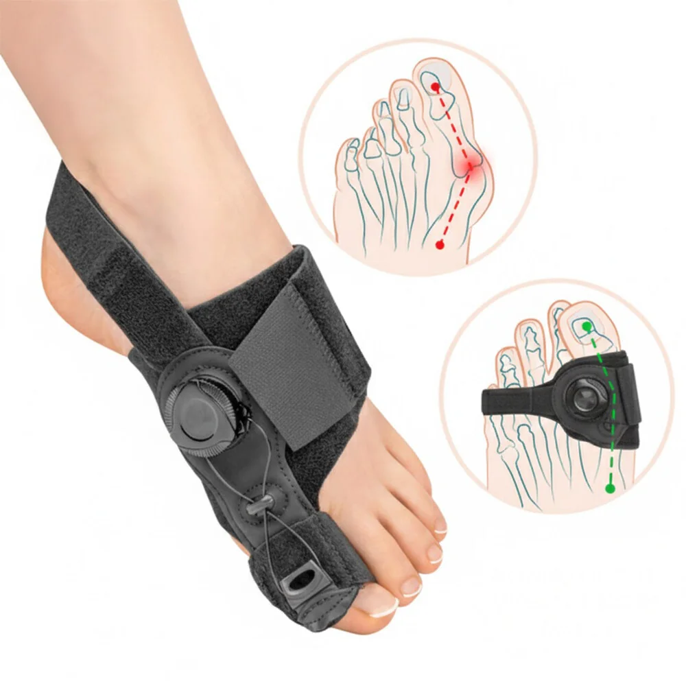 Regulovateľný korektor na Hallux Valgus - Ľavá
