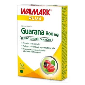 WALMARK Guarana 800 mg 1×30 tbl, guarana