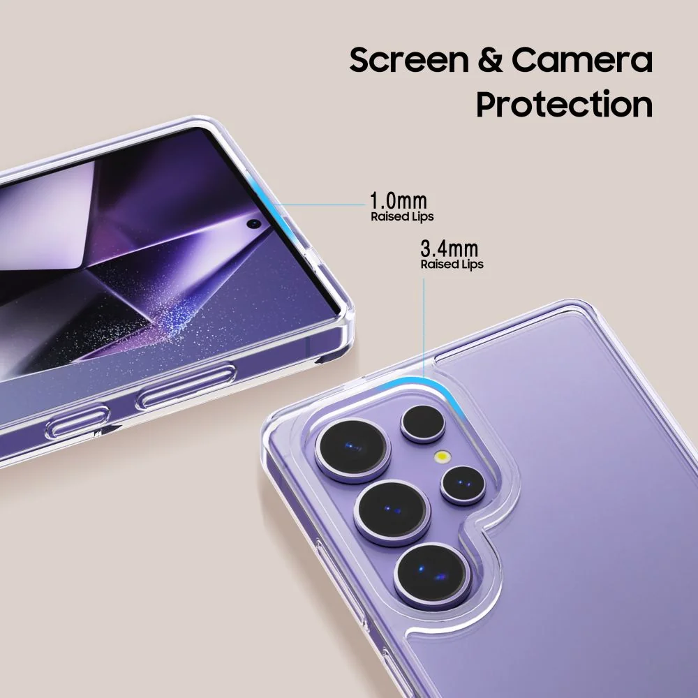 Tech-Protect Flexair Hybrid kryt na Samsung Galaxy S25 Ultra, priesvitný ný