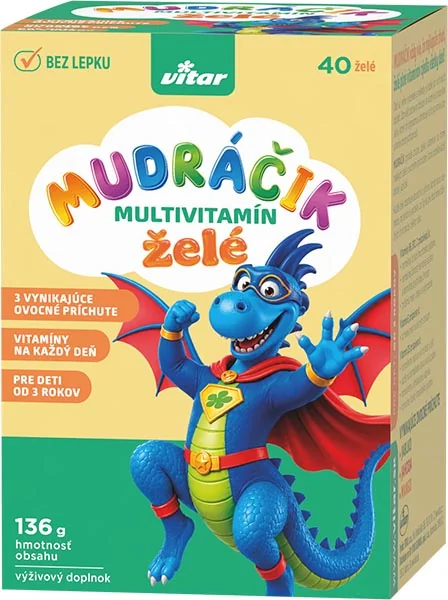 Vitar MUDRÁČIK multivitamín želé 40 ks