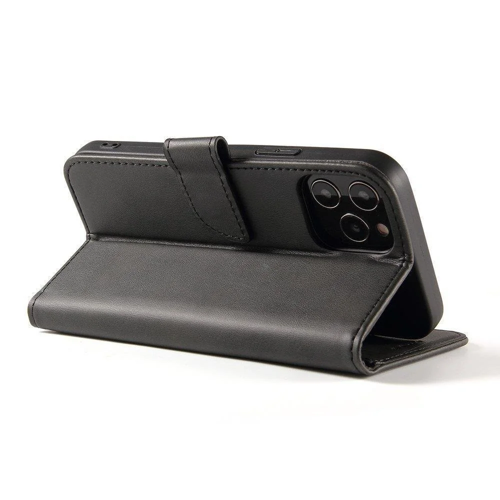 MG Magnet knižkové kožené puzdro na Motorola Moto G100 / Edge S čierne
