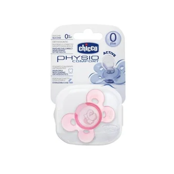 Chicco Physio Comfort ortodontický silikónový cumlík ružový 0m+