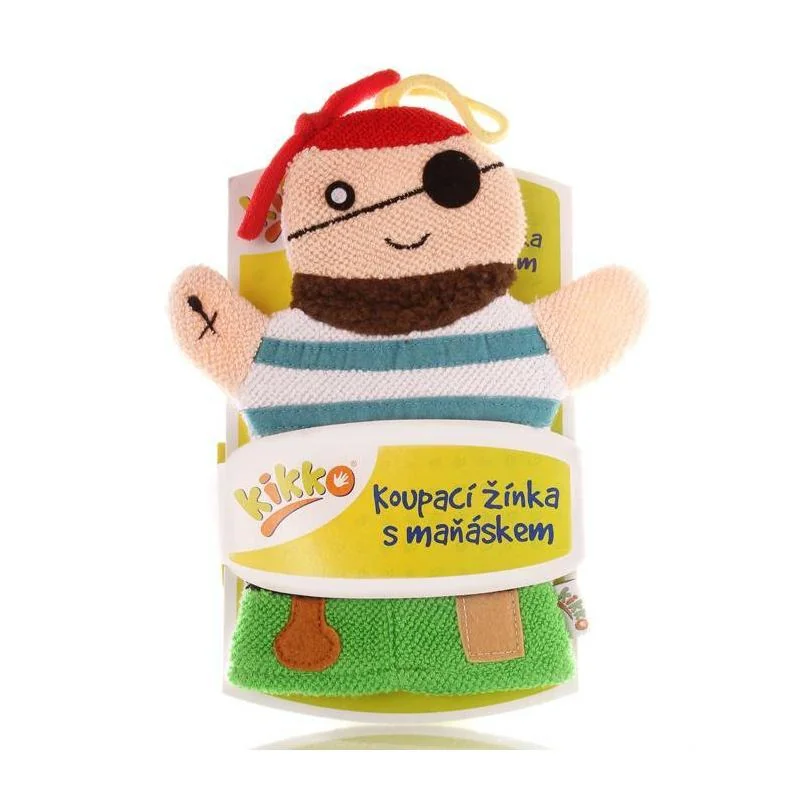 XKKO Rukavica na kúpanie s bábkou - Pirát