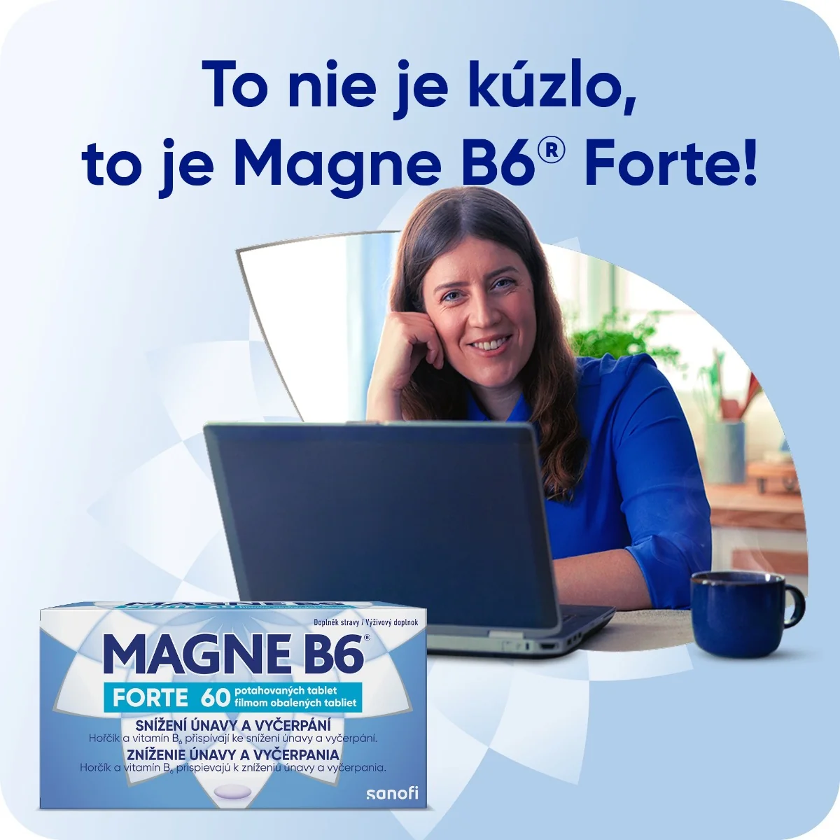 Magne B6® Forte 1×60 tbl, výživový doplnok