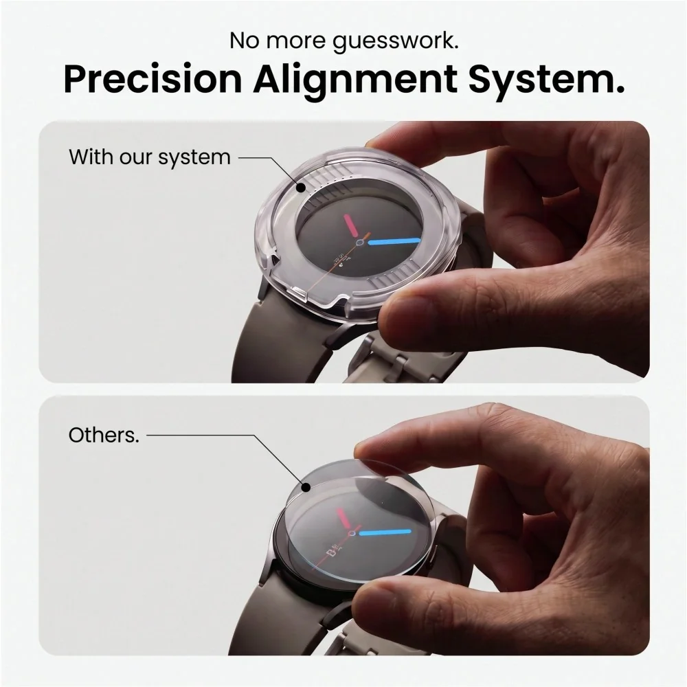 Tech-Protect Easy Set 2x ochranné sklo na Samsung Galaxy Watch 8 / 9 (40mm)