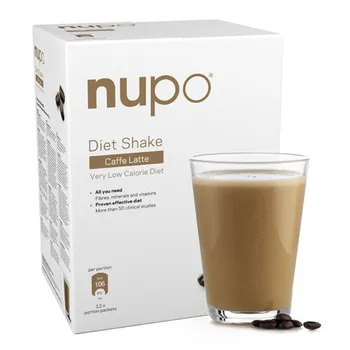 NUPO Diétny nápoj Caffe latte 12×32 g, diétny nápoj