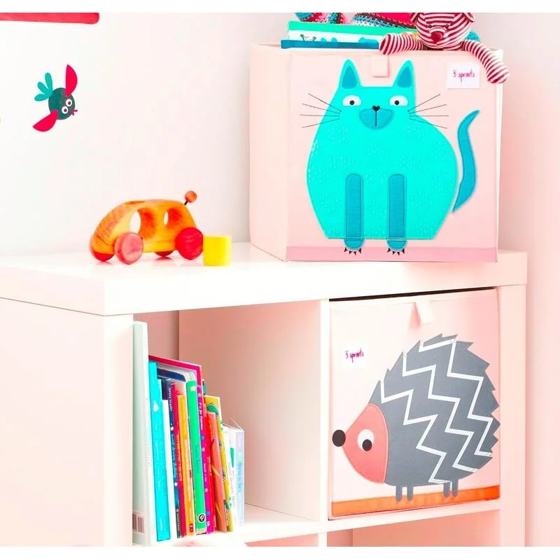 3 SPROUTS - Úložný box Cat Blue