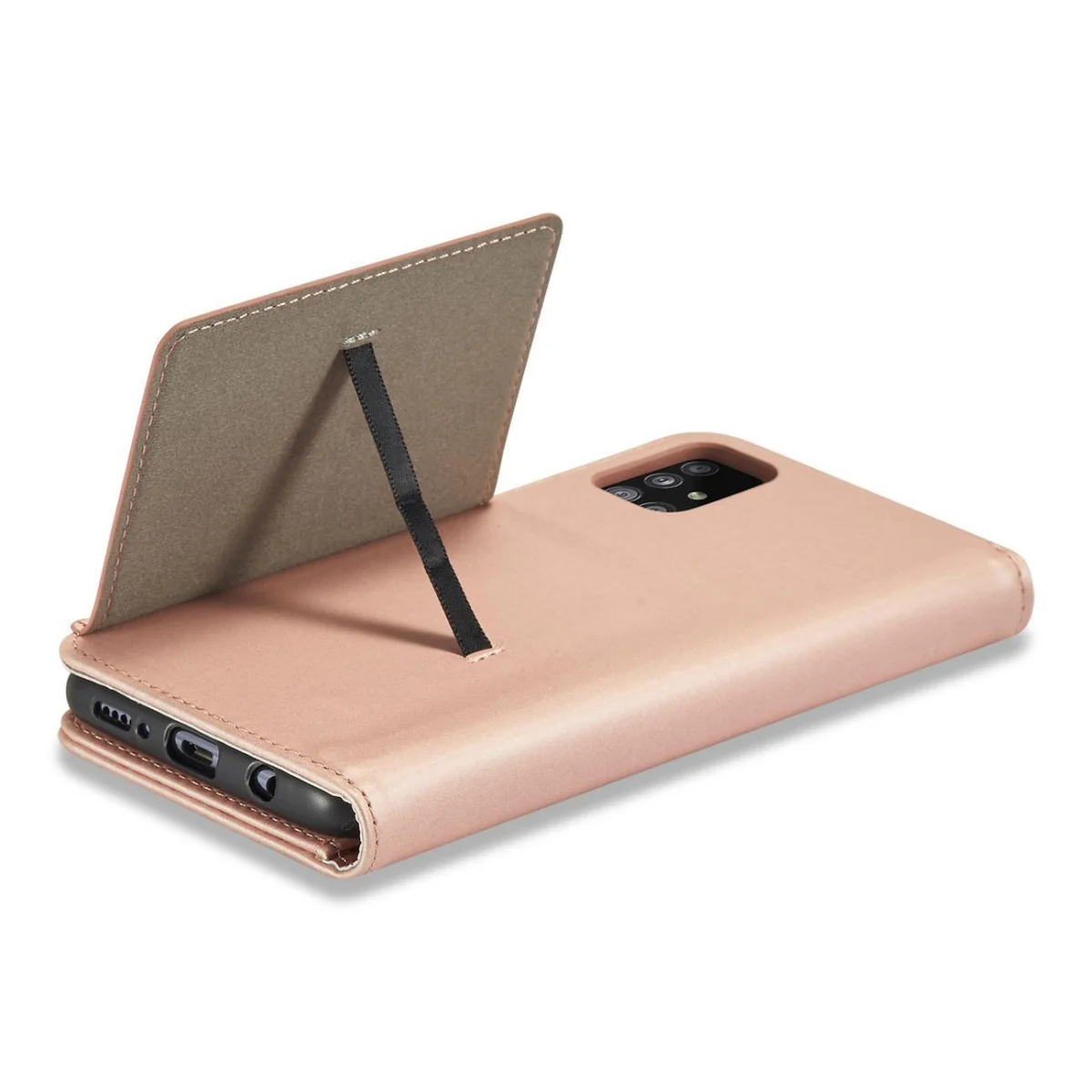 MG Magnet Card knižkové kožené puzdro na Samsung Galaxy A13, ružové