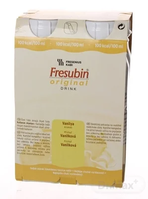 Fresubin Original DRINK 4×200 ml, EasyBottle, príchuť vanilková
