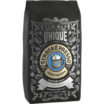 Štrbské Presso Silver Unique Zrnková Káva 1×500 g, zrnková káva