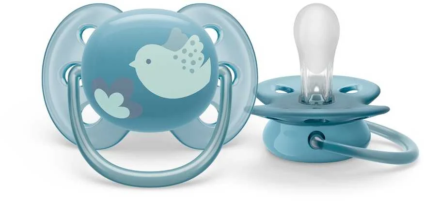 Philips AVENT Cumlík Ultrasoft Premium 6-18m modrá 1 ks 1×1 ks, cumlík