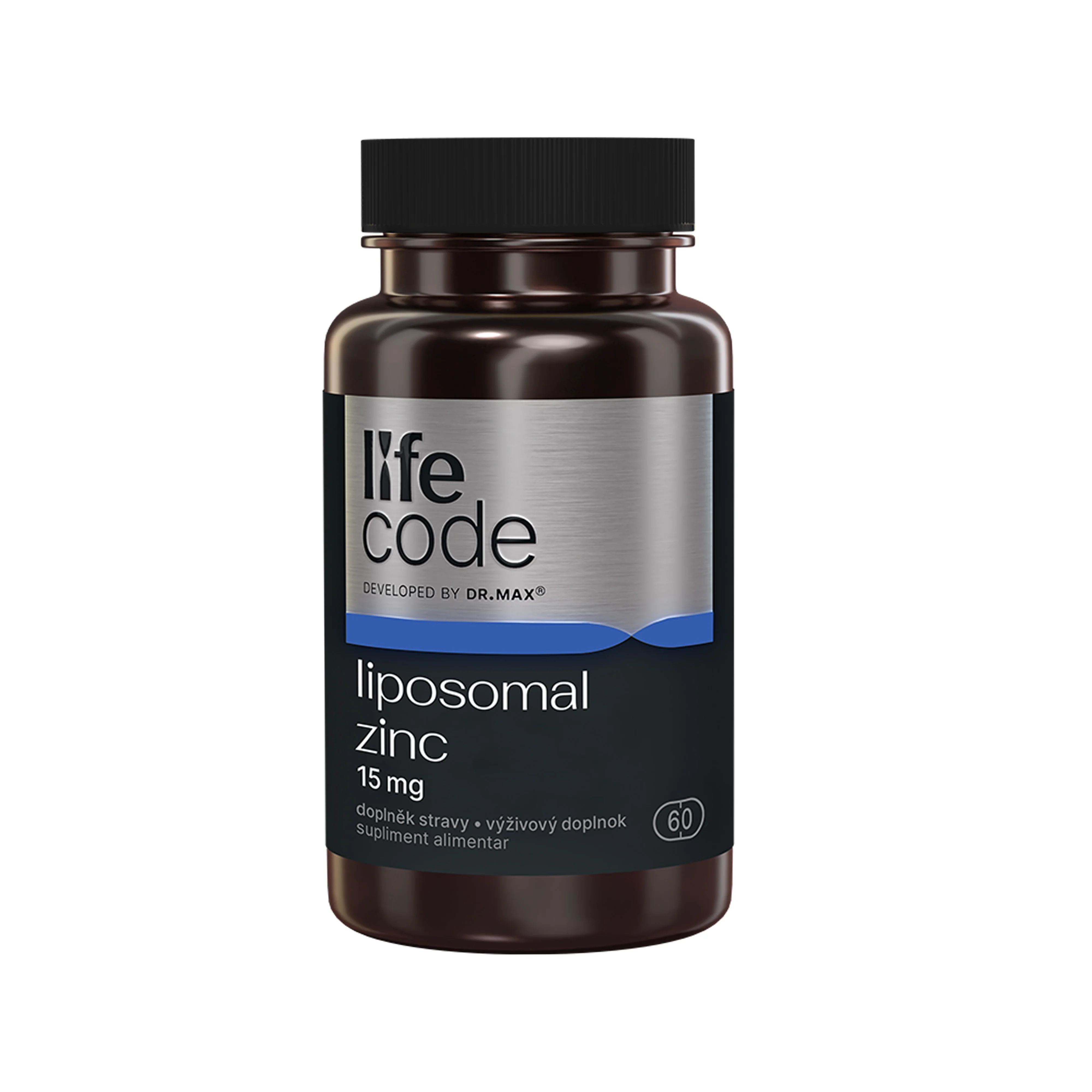 LifeCode developed by Dr. Max® liposomal zinc 1×60 cps, výživový doplnok