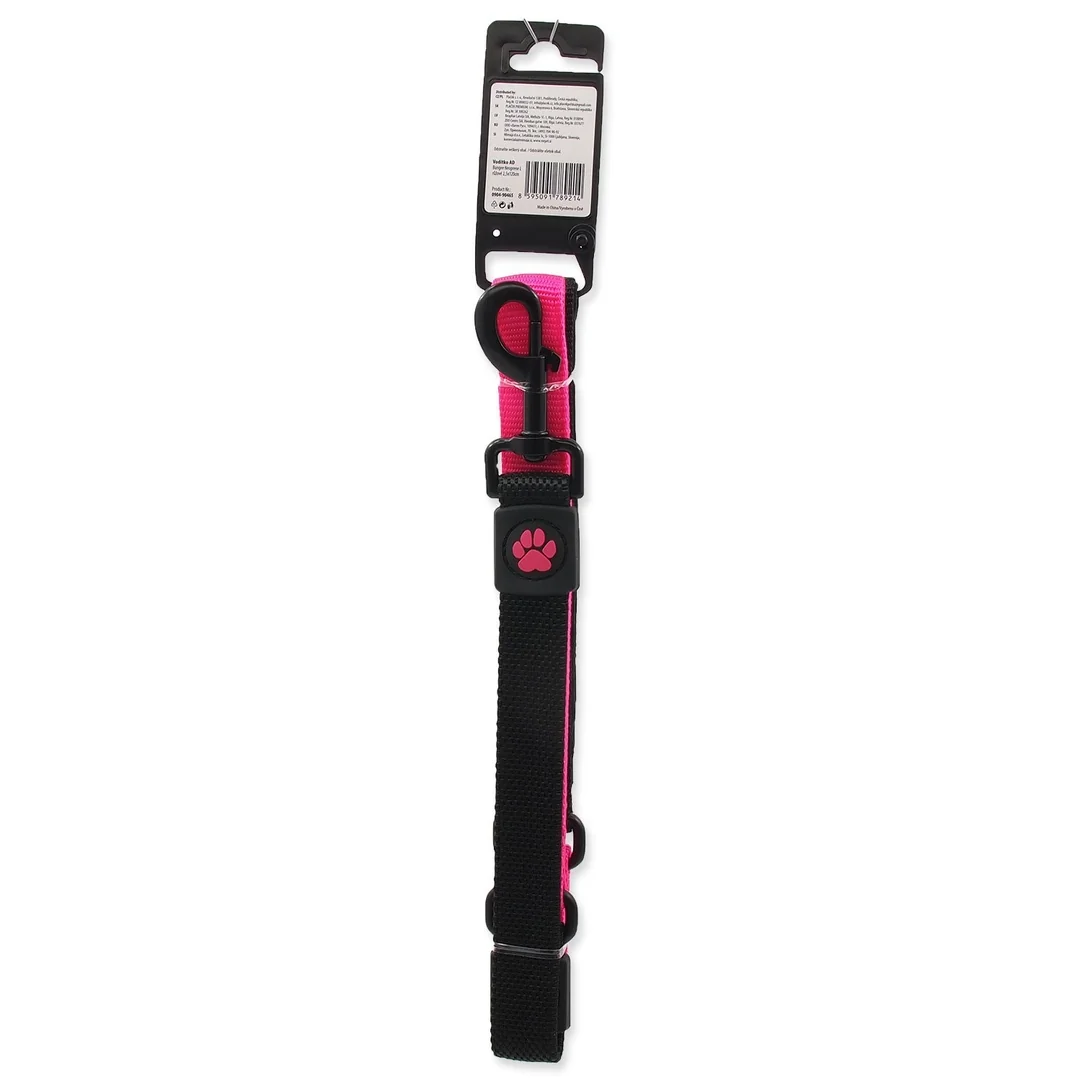 Vodítko Active Dog Bungee Neoprene L ružové 2,5x120cm
