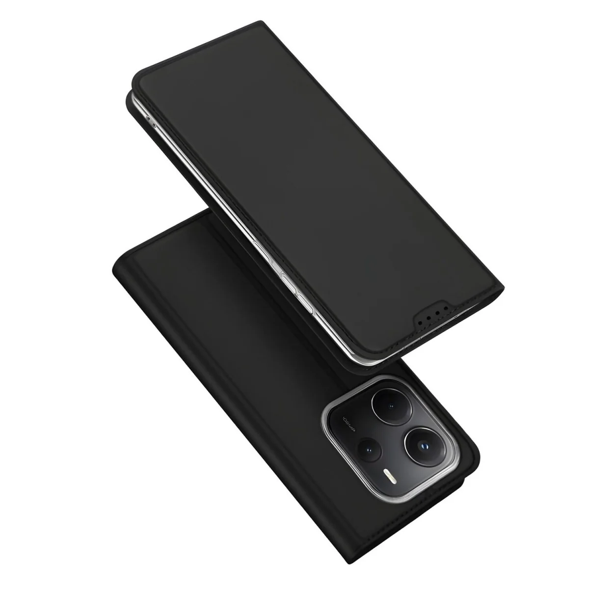 Knižkové puzdro pre Xiaomi Redmi Note 14 4G - Čierna Elegantná ochrana