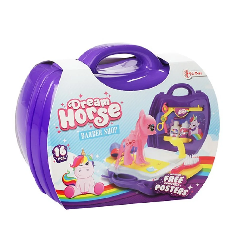 Poník Salón krásy v kufríku-Toi Toys
