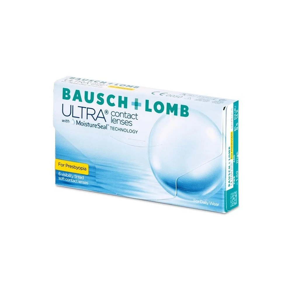 Mesačné ULTRA for Presbyopia (6 šošoviek) Dioptrie: -4, Zakrivenie: 8.5, Adícia: Low