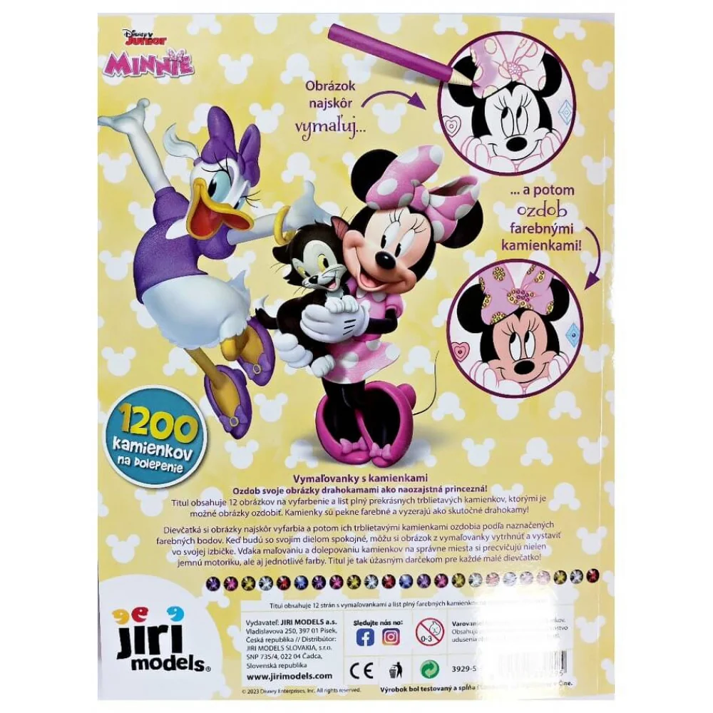 Omaľovánky s kamienkami MINNIE-MOVEO