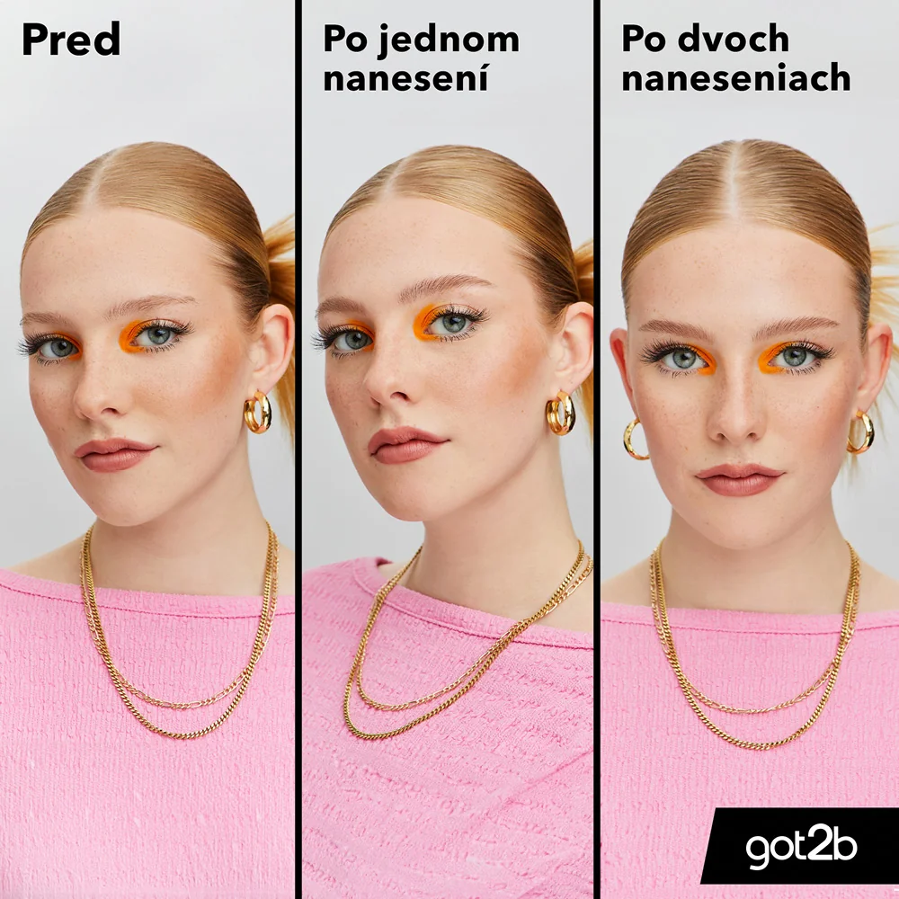got2b gél na obočie Glued 4 Brows & Edges Hnedý 1×16 ml, gél na obočie