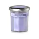 Emocio Sklo fialové 69x85 mm s plechovým víčkem, Island Spa vonná svíčka