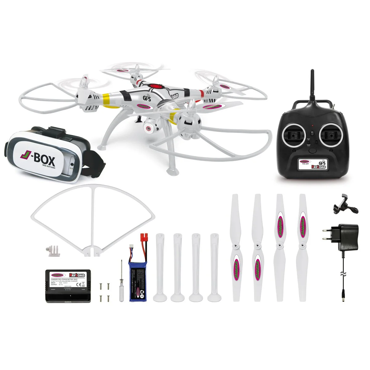 Jamara Dron Payload GPS VR s výškovým držaním s HD FPV WiFi a funkciou návratu domov