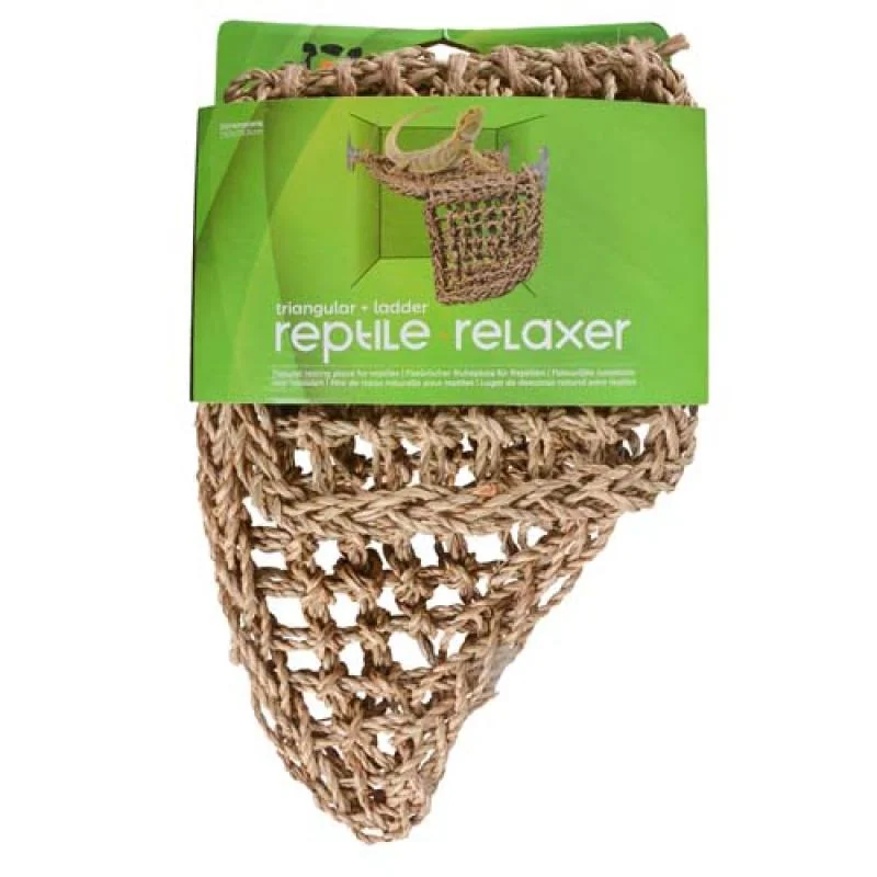 EBI TERRA DELLA Sieťové ležadlo do terárií 35,5x35,5cm -trojuholník s rebríkom