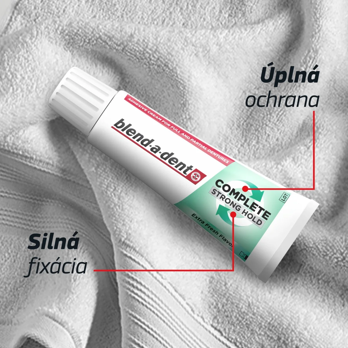 BAD Fresh 1×47 g, fixačný krém