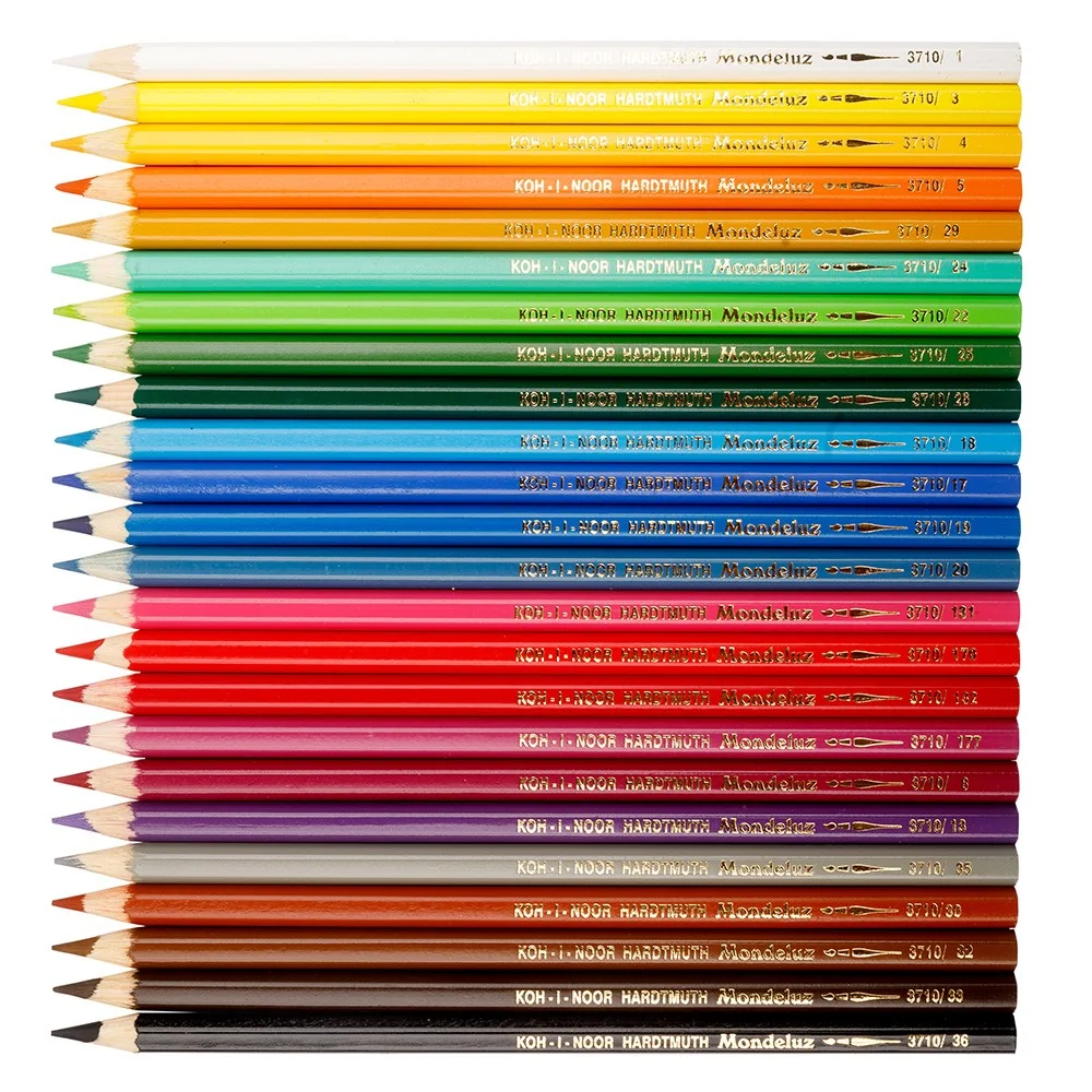 Akvarelové pastelky plody 24 ks 3718/24, sada 24 ks