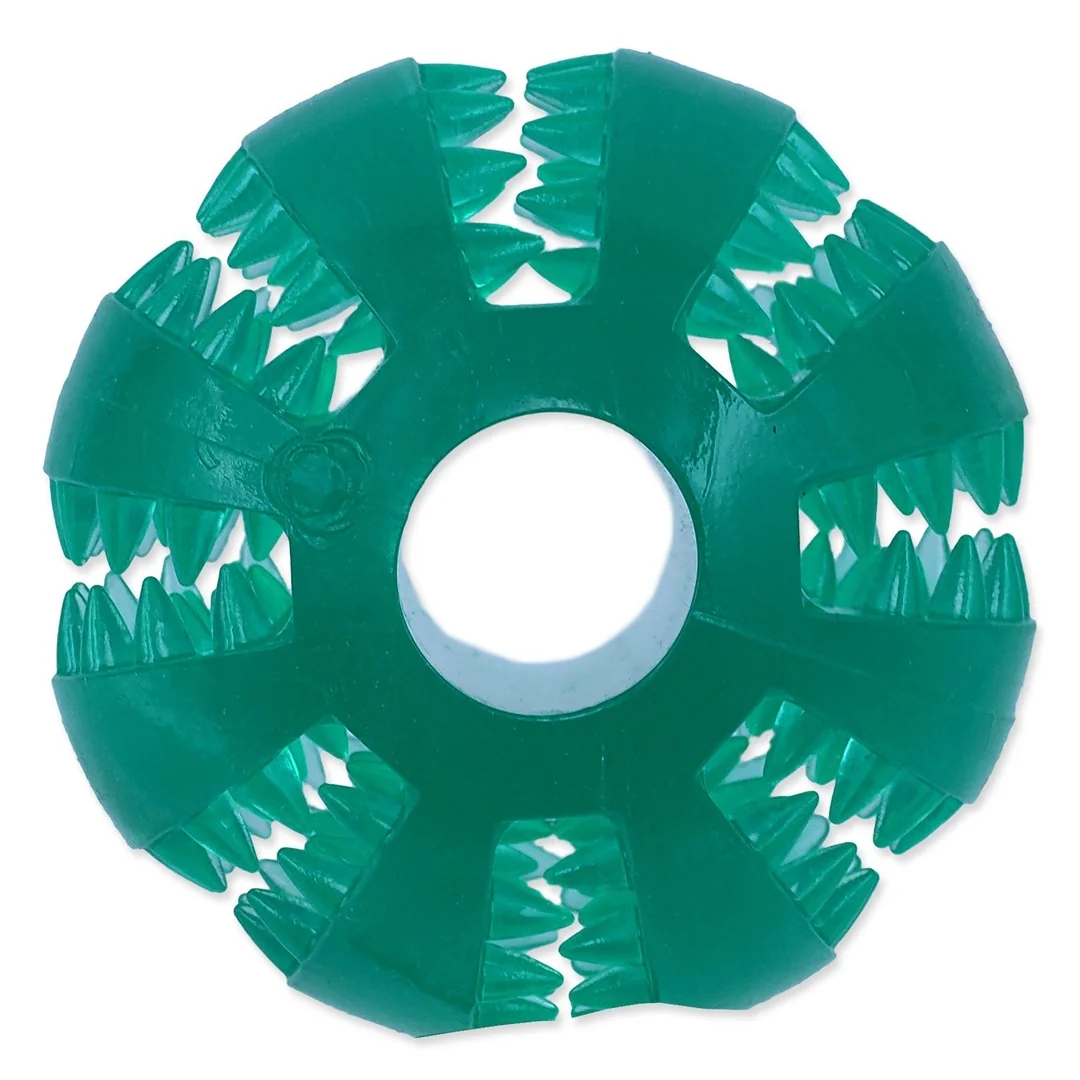 Loptička Dog Fantasy DENTAL MINT zelená 7cm