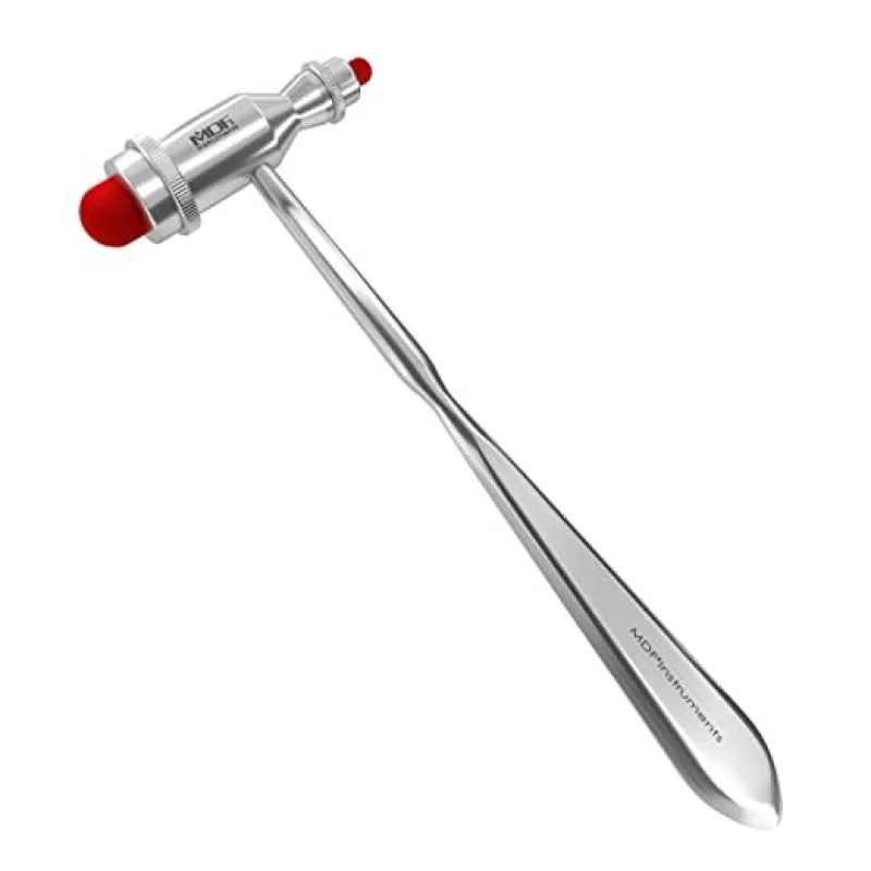 MDF neurologické kladivko Troemner 555, strieborné/červené