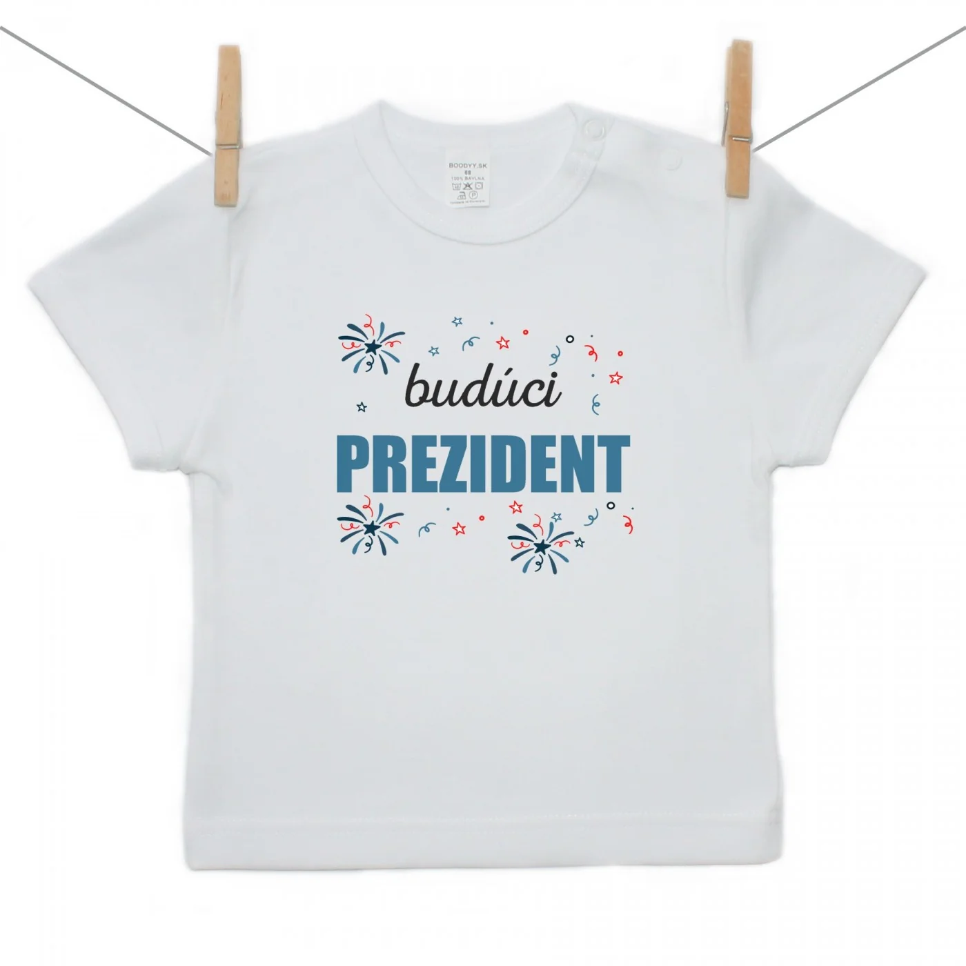 Boodyy Tričko s krátkym rukávom Budúci prezident Veľkosť: 122