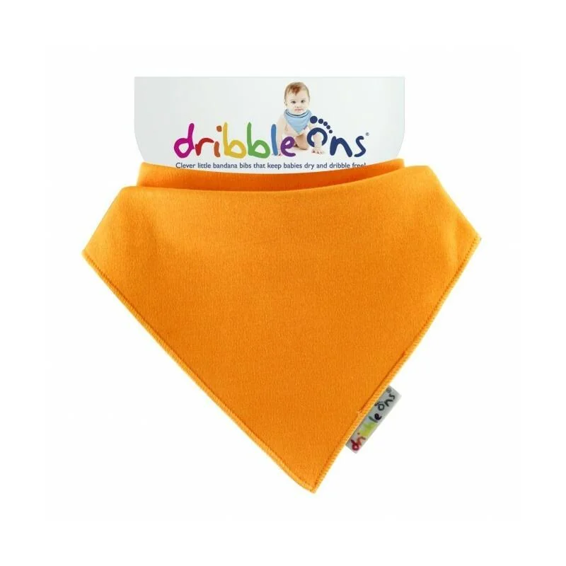 Dribble Ons detský šatkový podbradník Cyan Bubbles