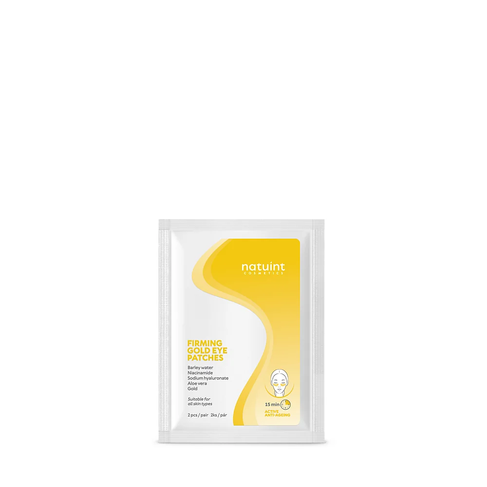 Natuint cosmetics - Spevňujúca maska pod oči Firming gold eye patches