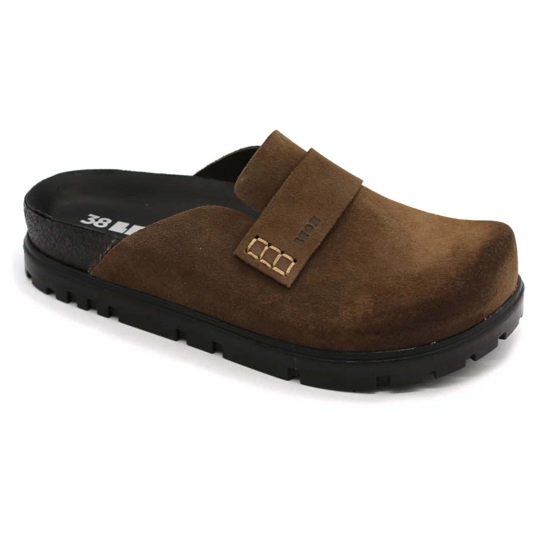 6001 Dámska zdravotná korková obuv uzavretá 36 - 23,5cm, béžová, 3,5 cm