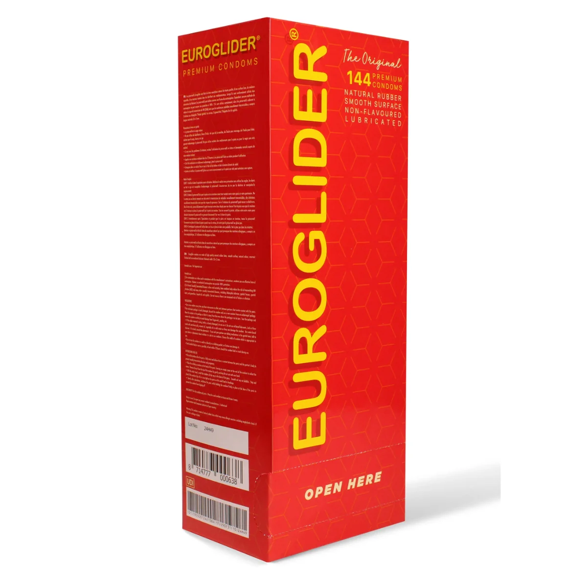 Euroglider kondómy, 144 ks