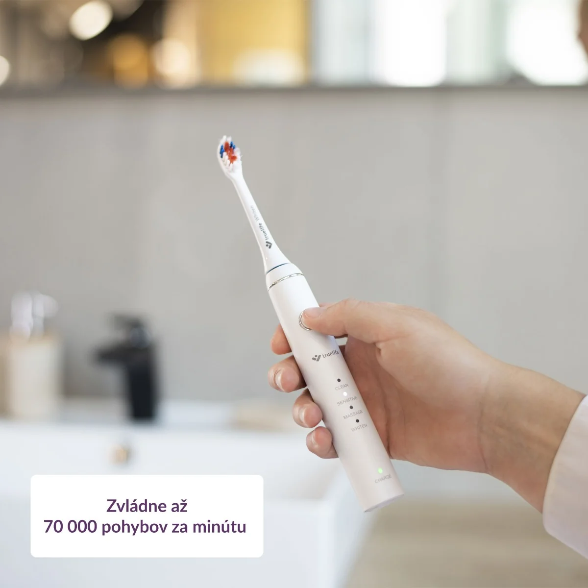 TrueLife SonicBrush Compact 1×1 ks, sonická zubná kefka