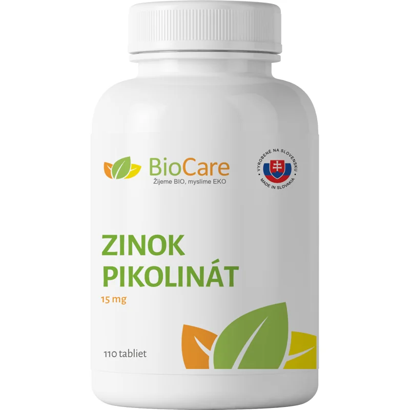 Zinok - pikolinát 15mg (2×110 tabliet) DUO pack 1+1