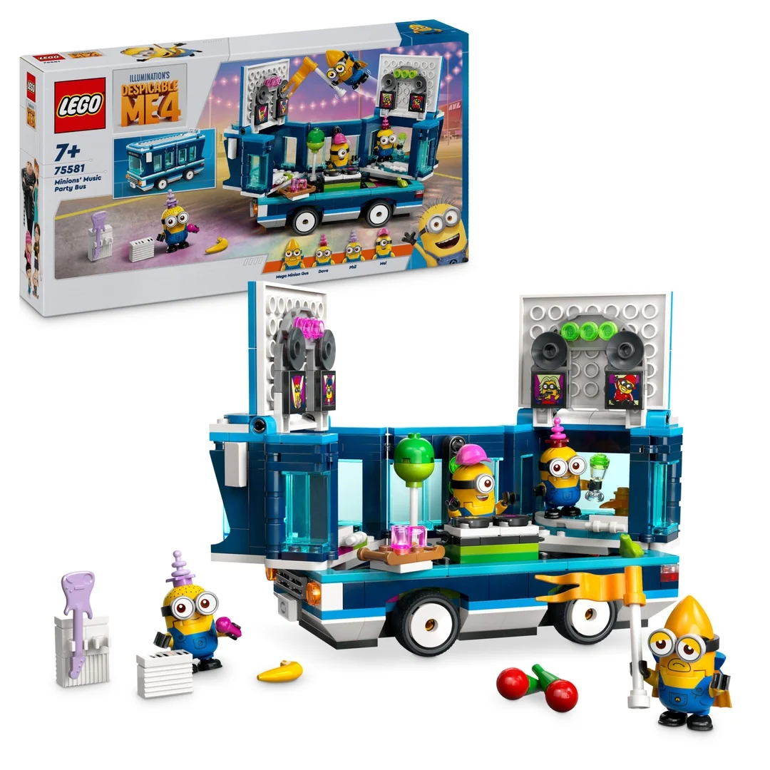 LEGO® Ja, zloduch 4 75581 Mimoni a ich hudobný párty autobus