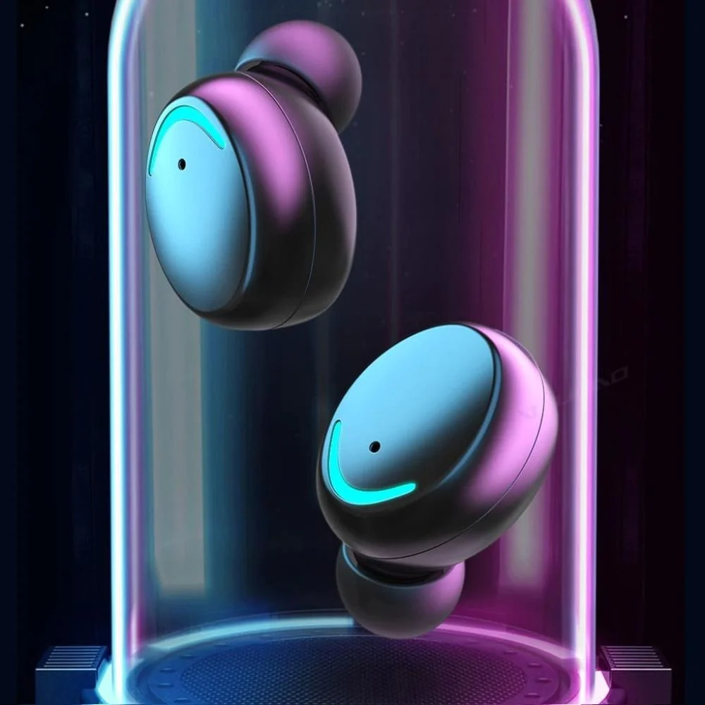 Bezdrôtové dotykové slúchadlá M10 - Zelená LED displej, HiFi zvuk
