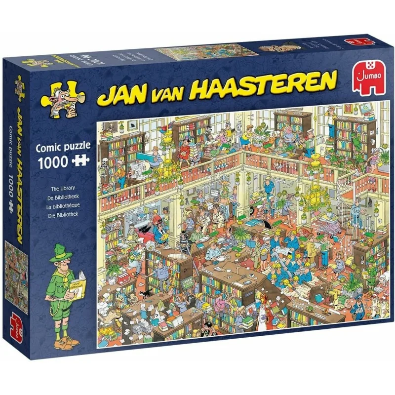 Jumbo Jan van Haasteren The Library puzzle 1000 dielikov