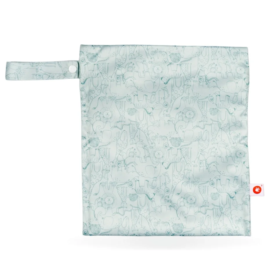 Kids Euroswan nepremokavé vrecko na plienky S Safari Granite Green