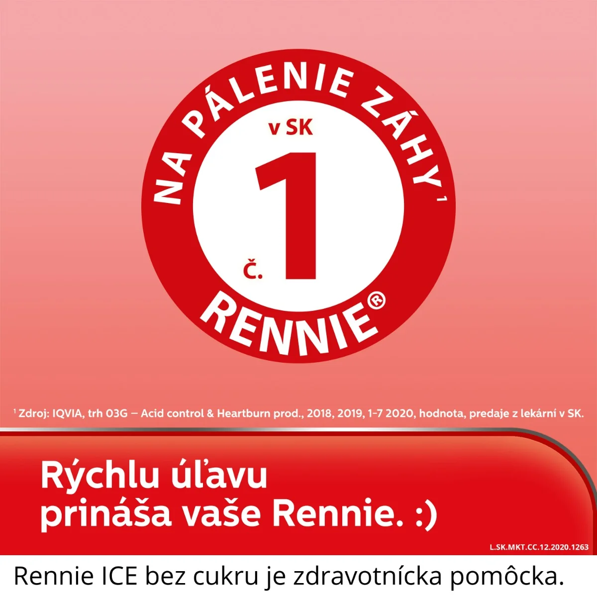 Rennie ICE bez cukru, žuvacie tablety 1×24 tbl, žuvacie tablety