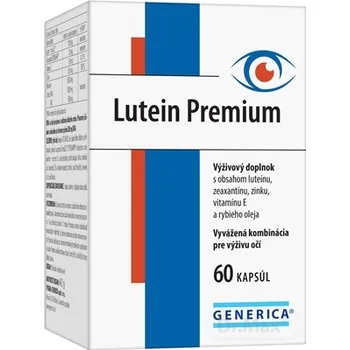 GENERICA Lutein Premium 1×60 cps, výživový doplnok