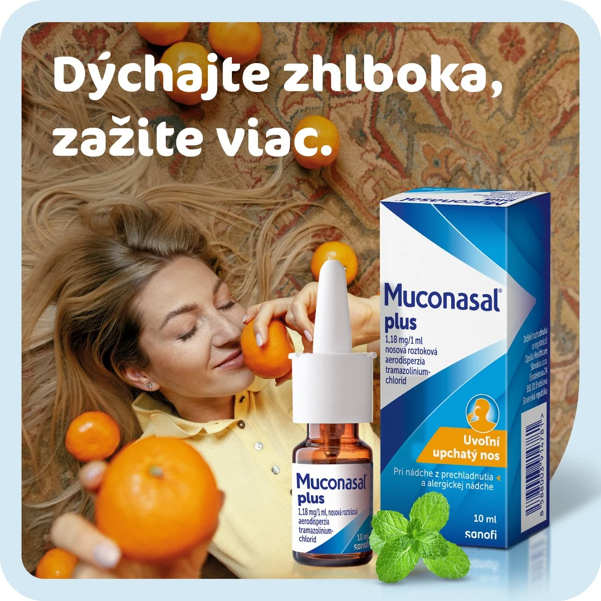Muconasal® plus 1×10 ml, nosový sprej