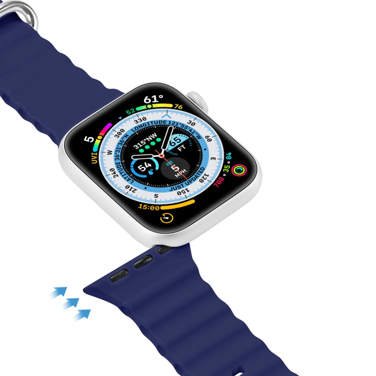 Dux Ducis Strap remienok na Apple Watch 38/40/41mm navy blue