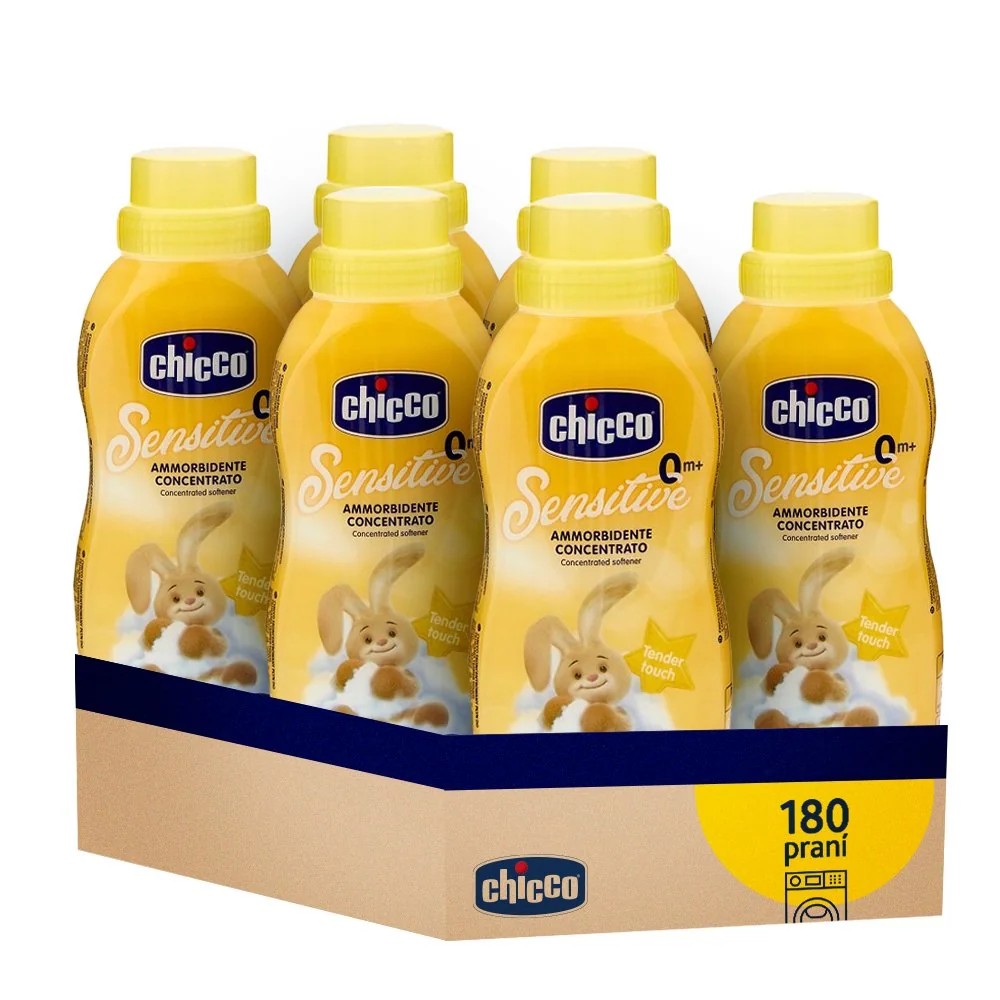 6x Aviváž koncentrovaná Baby Sensitive Jemný dotyk 750 ml (6x30 praní)