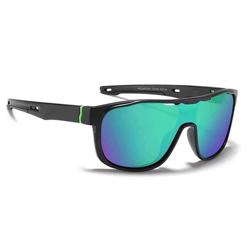 KDEAM Wayne 2 slnečné okuliare, Black / Green