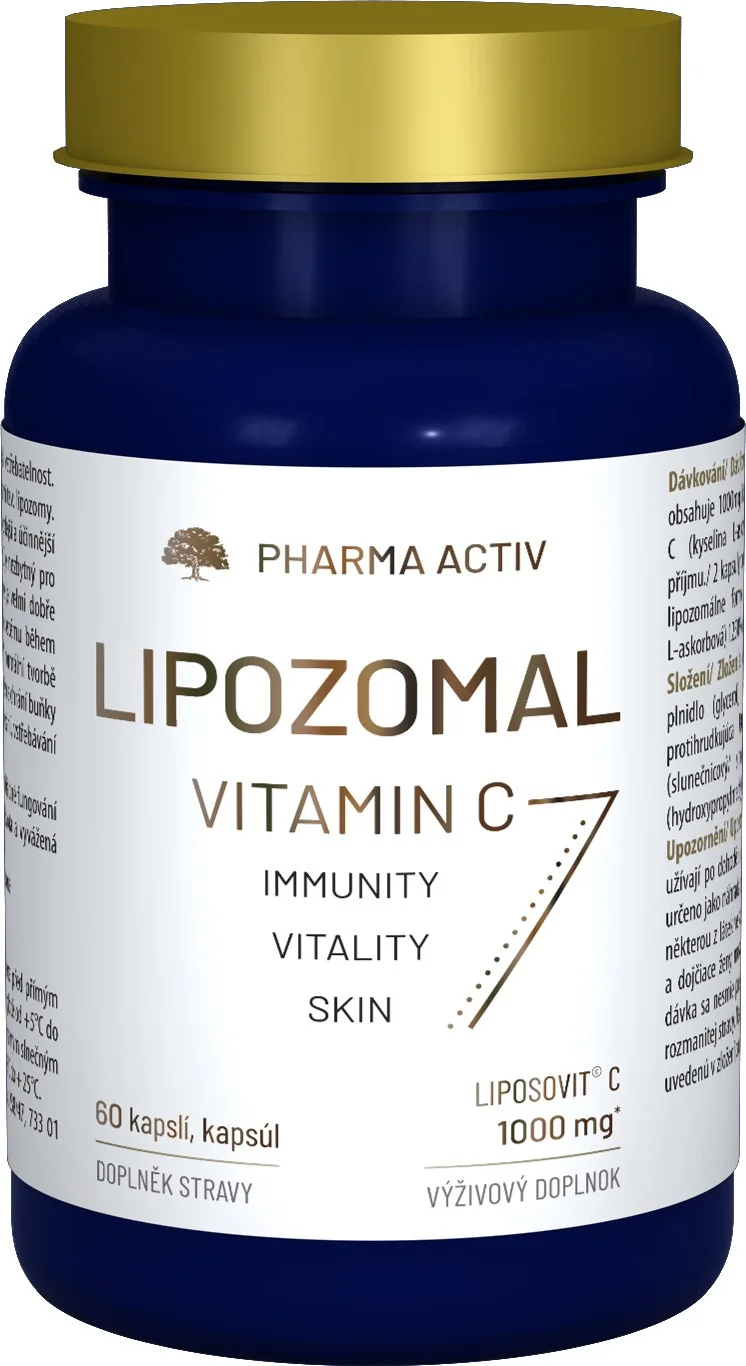 Lipozomal Vitamín C 1000 mg 60 cps